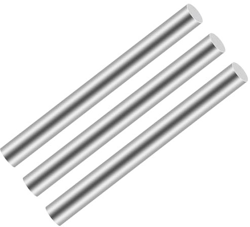 iMeistek Varillas de acero inoxidable 304, 150 mm de longitud, diámetro de 12 mm, de acero inoxidable, eje macizo, para decoración de jardinería, maquinaria industrial, manualidades (3 unidades)