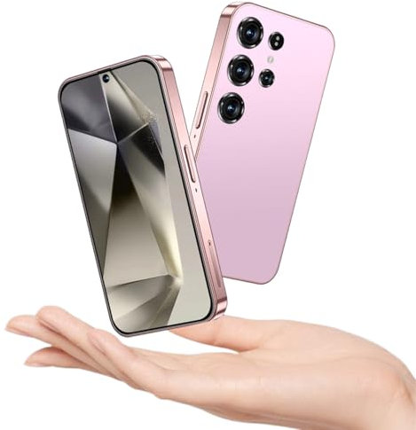 MTGud Mini smartphone para niños, pantalla pequeña HD de 4,0 pulgadas, 3 GB de RAM + 32 GB de ROM, 4G Dual SIM, Android 10.0, WiFi, Bluetooth, FM, teléfono de bolsillo GPS (X24mini-Pink)