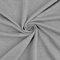 French Terry 100% Baumwolle Stoff 1 yard grau meliert