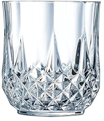 CreaTable, 23227, Serie Longchamp ECLAT, 6-er Set Whiskygläser 32 cl