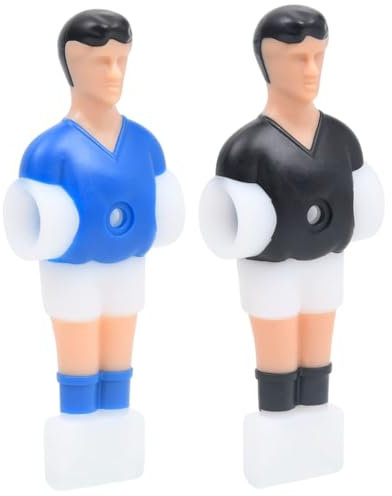 vidaXL Tischfußball Spieler 22-TLG. für 12,7mm Stange Tischkicker Tischspieler Fußballspieler Figuren Kicker Spielerfiguren Kickerfiguren