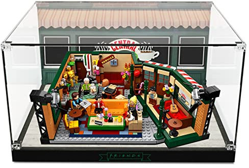 PIPART Acrylic Display Case for Lego 21319 Friends Central Perk Building Kit, Dustproof Clear Display Box Showcase (Lego Set NOT Included)