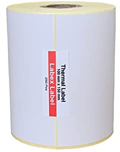 Etichette termiche 100x150 mm su rotolo – Etichette Spedizione 4x6 Codice a Barre BRT SDA GLS – 1 rotoli 250 etichette – Senza nastro – TSC Godex compatibili – Labex Label