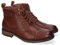 shoes&blues.es 88735 Botines de Hombre, Comodos y Elegantes, Diseno Clasico con Punta Redonda, Adornos de Costuras, Cierre de Cordones y Cremallera Lateral. Cuero Talla 44