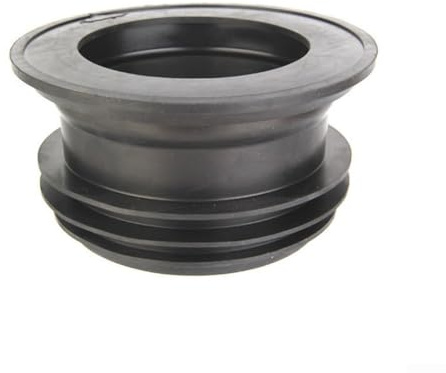 Bride de toilette en caoutchouc pour anneau – Bague d'étanchéité de sortie de sol pour tuyaux en PVC de 100 à 110 mm – Joint de tuyau de vidange pour toilettes, adaptateur de joint de plomberie de