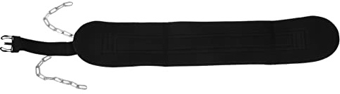 Puthernm Cinturón de Inmersión con Cadena Gimnasio Cinturón Desplegable Cinturón con Hebilla para Entrenamiento con Pesas Gimnasio Accesorios