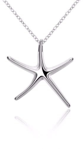 1 st Silver 925 Fashion Fish Halsband Hänge Halsband Dam Smycken Halsband