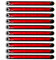 Formplas 10x Rot 15 LED 24V Volt Seitenmarkierung Begrenzungsleuchten Positionsleuchte Markierung LKW PKW Anhänger (10)
