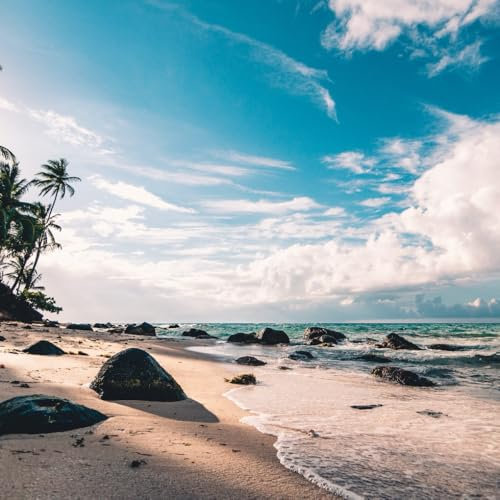 Mein Poesie Album - ein quadratisches Buch zum Zeichnen, Schreiben, Philosophieren mit Skizzen- und Fotoseiten von Seraphiiia-Design | Ideal als ... Malbuch, Skizzenheft, Zeichenbuch | Strand