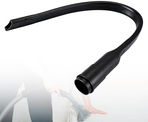 Suceur plat extra long flexible avec connexion 35mm, Long Flexible Suceur Aspirateur pour Tous Les Aspirateurs, Embout Aspirateur Universel, pour Le Nettoyage Sous Les Meubles et Les Sièges de Voiture
