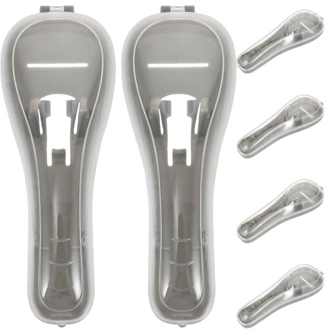 Healeved 6stücke Rasierklingen Box aus Kunststoff Halter für Manuelle Rasierer Reiseetui für Barbiere Aufbewahrungshalter für Rasierer Schutzhülle für Hartschalenetui für Barttasche