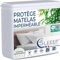 SLEEEP Protege Matelas 140x200 Fibre de Bambou Oeko-Tex, Format Drap House Bonnet 30cm Alese 100% Imperméable, Protection Matelas Ultra Douce Couvre Matelas Anti Acarien -Qualité Hôtellerie-
