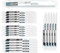 MUOZLOP 20 Pack Säbelsägeblätter Set， Sägeblätter für Säbelsäge aus CRV & BIM ，für Holz/Metall Säbelsägeblätter inkl Box (20Stück A)