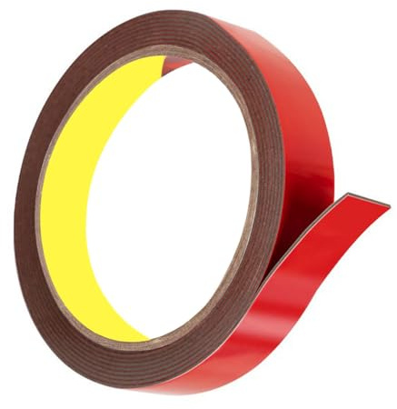 AIRUEEK Extra stark dubbelsidig tejp, 20 mm x 3 m, stark transparent dubbelhäftande tejp, extra stark dubbelsidig tejp, självhäftande tejp för bil, reparation, DIY, kontor