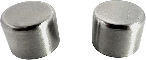 4pcs 6mm Replacement Dimmer Switch Knob, Satin Steel Spare Universal Dimmer Light Button,Rotary Knob O-Spindle, Potentiometer Volume Rotary Control,Easy Installation, Premium Quality (24X15mm)