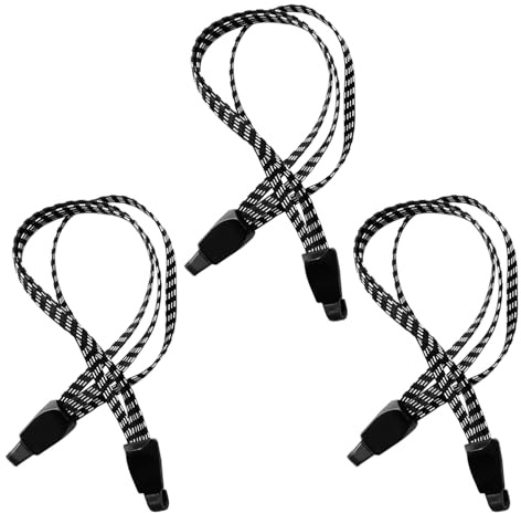 SYEYCW 3 Pcs Bicycle Luggage Straps, 73cm Elastic Bike Straps with Hooks, Elastic Adjustable Bike Lock Luggage Rope, Three-in-one Flat Bungee Cords, for Bicycles, Motorcycles, Camping