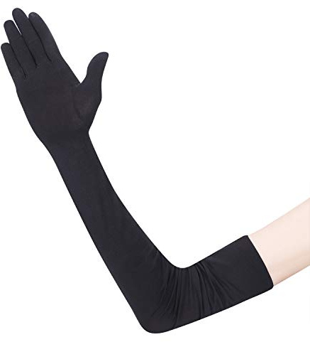 Gants de Protection Solaire Femmes Gant de Conduite Tactile Eté Gants à Doigts Complets Long Respirant Manchon de Bras Anti-UV Antidérapant Gloves Extérieur Sport pour Cyclisme Moto Vélo Equitation