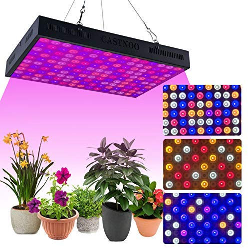 450W LED Grow Light 150PCS LED Growing Lamp with Heat Dissipation Fan, with Remote Control Full Spectrum Triple Modes LED Plant Light for Indoor Plants Veg and Bloom