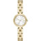 DKNY Damenuhren City Link, Dreizeigeruhrwerk, 26mm GoldEdelstahlgehäuse mit Edelstahlarmband, NY6638