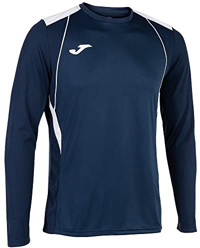 Joma Maglietta a Maniche Lunghe Championship VII Blu Navy Bianco