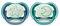 Philips SCF376/13 Schnuller, Blau, 2 Stück
