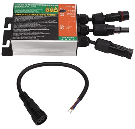 Micro Solar-Wechselrichter 150 W 230 V, Solar Grid Tie, automatische Identifizierung Wechselrichter für kleine Solare, Eingang von 10,8 V bis 30 V DC zu AC Ausgang von 180 V bis 280 V Grid Tie MICR