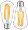 Dimmbar E27 LED Warmweiss Glühbirne 100W 2000Lumens 12Watt Vintage Energiesparlampe Ersatz für 120W Glühlampe, 2700K Warmweiß Edison Leuchtmittel für Tägliche Beleuchtung.Kein Flackern,230V,2Stück