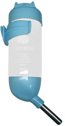 Benixmidart Guinea Pig Water Bottle No Drip, Plastic Hamster Water Bottle with Suspension Clamp, 80ml
