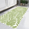 Homantic Badläufer-Teppich – super weiche, Lange Badematte, Rutschfester Badezimmerteppich, Läufer, niedlicher Badläufer, Badezimmer, Duschdekoration, Blätter, 60 x 150 cm