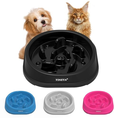 YINEYA Gamelles anti-étouffement pour chiens de petite taille, mangeoire lente et puzzle
