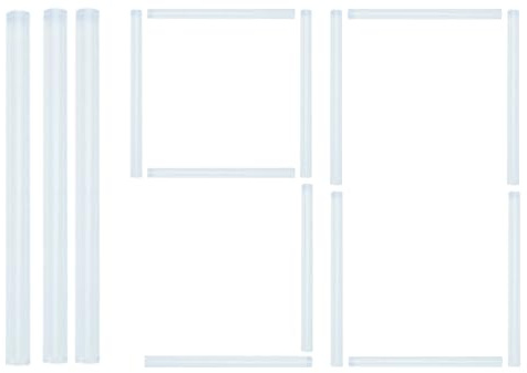 Perni Adesivi Caldi - 90 Pezzi Di Colla Per Legno | Perni Di Colla Calda Trasparente | Indicare Gambi Per Artigianato, Produzione Di Gioielli, Creazione Artistica, Fatto -it