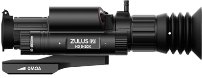 DNT Optics Zulus HD V2 5-20x Digital Day/Night Vision Scope with Infrared and Laser Rangefinder & Ballistic Calculator