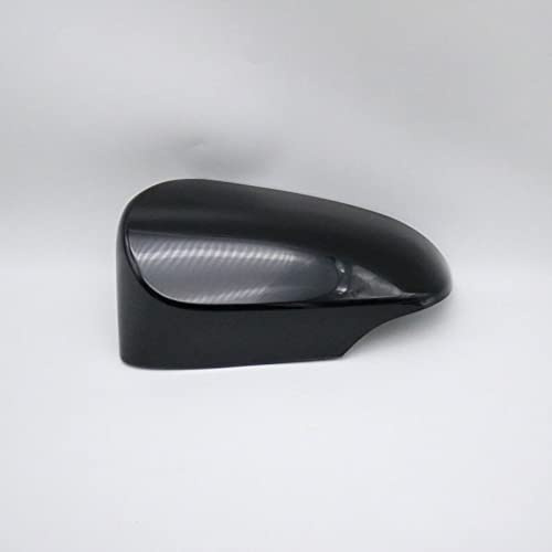 Misura per Toyota Yaris 2012 2013 2014 2015 2016 2017 2018 2019 Coperchio specchietto retrovisore esterno Wing Door Side Mirror Shell Cap Housing-nero lato sinistro