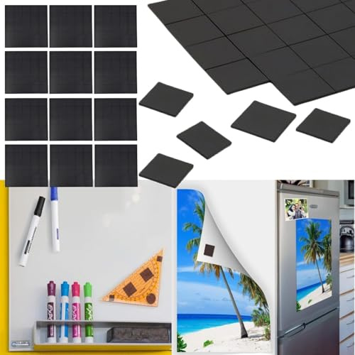 Aimant Autocollant,Plaque Magnétique,Aimant Adhesif,Autocollant Magnétique,Aimant Frigo,Plaquette Magnétique d'Aimant à Coller,pour Photos,Cartes Postales et Panneaux (300pcs)