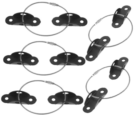 BESTonZON 5 Juegos Dispositivo Anticaída para Muebles Kit de Seguridad para Bebés Fijación de Muebles Pared para Estanterías y Armarios