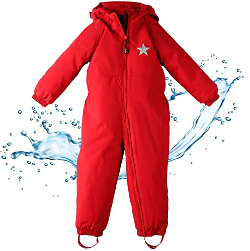 BMS BabyTodds - wasserdichter Overall - 98 rot