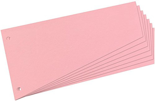 Herlitz Trennstreifen Trapez 230 x 120 mm (200 Stück, rot)