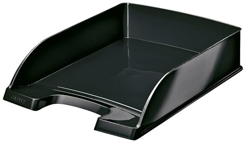 Leitz A4 Letter Tray, Black, WOW Range, 52263095