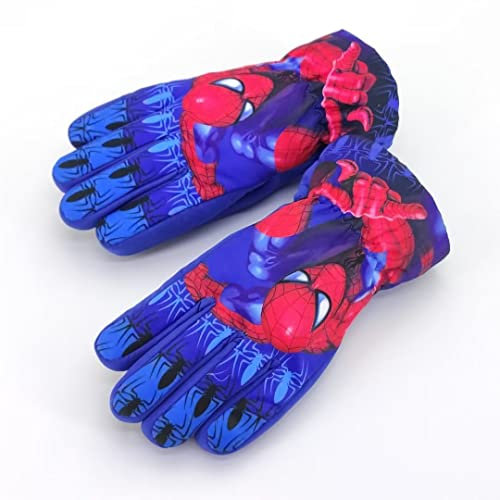 Kinder Skihandschuhe ZONSTORE-Fleece Snowboard Handschuhe Warme Winterhandschuhe Geeignet mit Bündchen für 5-10 Jahre (Blue), Blau, S