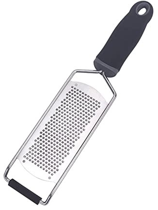 DULKET 1pcs Cheese Grater Grater Kitchen Grater Parmesan Cheese Grater Garlic Grater Stainless Steel for Lemon, Shredded Potatoes, Cheese, Garlic, Ginger