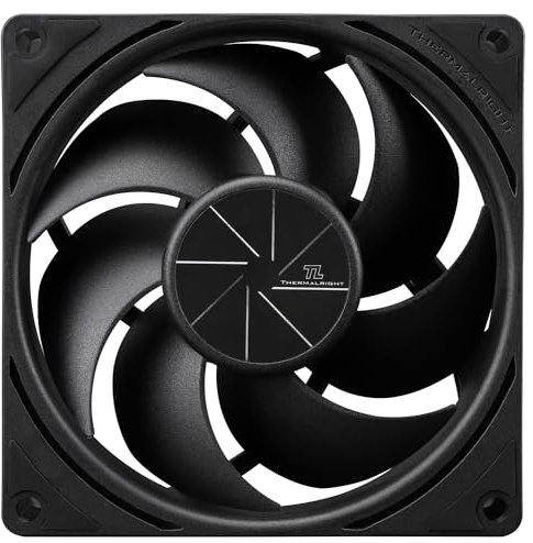 Thermalright TL-P9 CPU Fan, Computer Case Cooler Quiet 4PIN PWM, High Performance 92mm Silent Cooler Fan, 2200RPM Speed, CPU Cooling(Black)