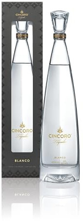 Cincoro Blanco Super-Premium Tequila Gift-Box , 100 Percent Blue Weber Agave , Reach for Greatness , Un-Aged , Smooth and Complex , Ideally Balanced for Cocktails - 40 Percent vol, 70cl