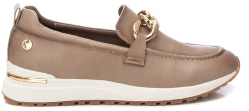 XTI - Mocasines Mujer Beige - Calzado Cómodo y Versátil - Moda Casual - Modelo 14337303 (Talla 38)