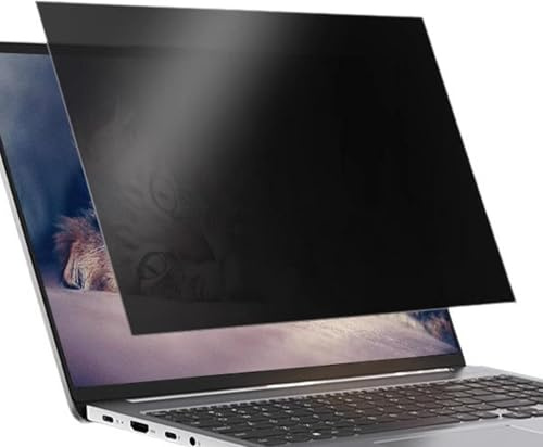 Nuytghr Pantalla de privacidad para laptop, protector de pantalla de computadora, filtro de luz extraíble, 12.5-15.6 pulgadas, película antirreflejos resistente a los arañazos (varios tamaños)