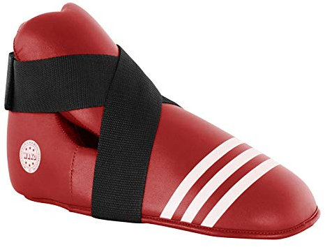 adidas Unisex – Erwachsene WAKO Super Safety Kicks Fußschützer, rot, XL