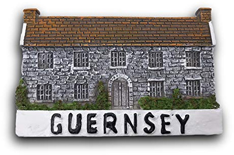 3D Guernsey UK Refrigerator Fridge Magnet Tourist Souvenirs Handmade Resin Craft Magnetic Stickers Home Kitchen Decoration Travel Gift