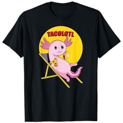 Axolotl tank-aquarium aquaristic Taco-food Axolotl TACOLOTL T-Shirt