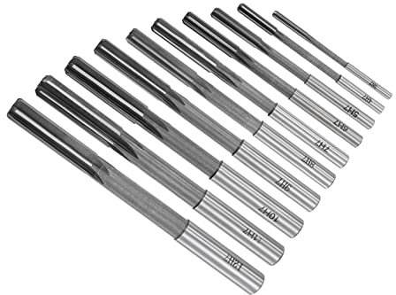 CoCud Mandrin Alésoirs Ensemble, 3mm 4mm 5mm 6mm 7mm 8mm 9mm 10mm 11mm 12mm Diamètre H7, Fraisage Coupeur - (Applications: pour Tour Perçage Machine), 10-Pièces