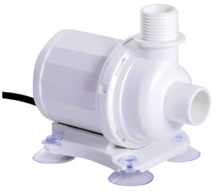 Toddmomy Aquarienwasserpumpe aquariumpumpen aquarienpumpe waermepumpe tauchpumpe faßpumpe Tauchwasserpumpe Korrosionsschutzwasserpumpe Wasserpumpe Fischbecken bürstenlose wasserpumpe Weiß