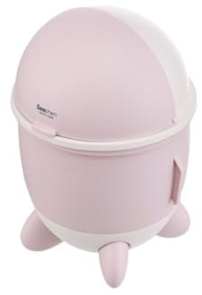 CHENGAIJIAN piccolo cestino Cestino da scrivania, semplice organizer for ufficio con coperchio ribaltabile for studenti(Pink)